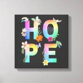 Toile Espérer Motivation artistique positive Inspiration