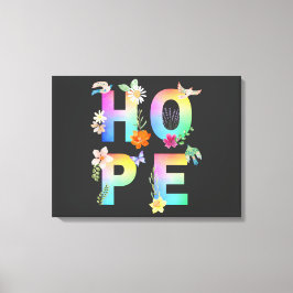 Toile Espérer Motivation artistique positive Inspiration