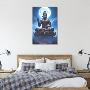 Toile Esprit de la Lune sur Nusantara