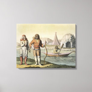 Toile Esquimaux à la baie de Hudson, de 'Le Costume
