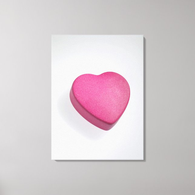 Toile Essayez de nouveau coeur candy (Recto)