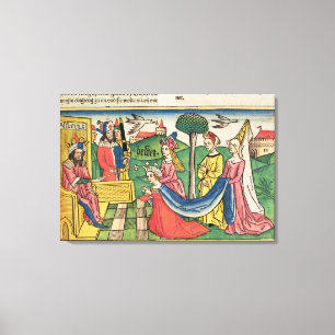 Toile Esther 2 15-18, Esther est choisie pour être rein