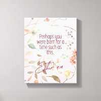 Esther 4:14 verset biblique chrétien art