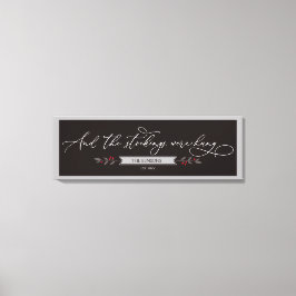 Toile Et les bas étaient suspendus - Grand Noël SVG