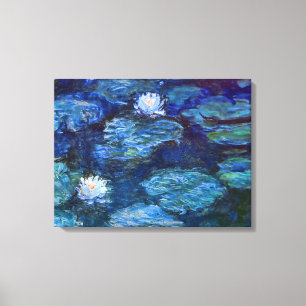 Toile Etang Lily en bleu par Claude Monet Fine Art
