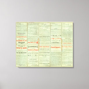 Toile État du Verso du Texas