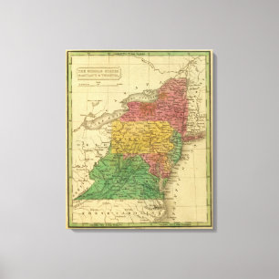 Toile États 4 de milieu
