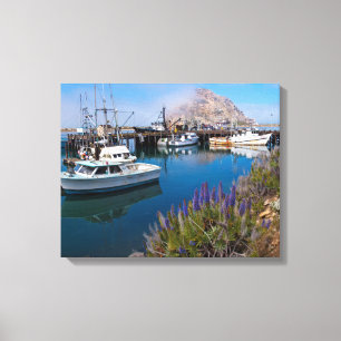 Toile États-Unis, Californie. Bateaux D'Accueil À Morr