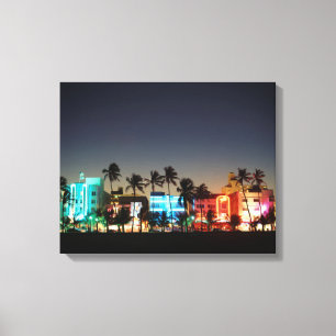 Toile États-Unis, Floride, Miami Beach, Ocean Drive, Ar