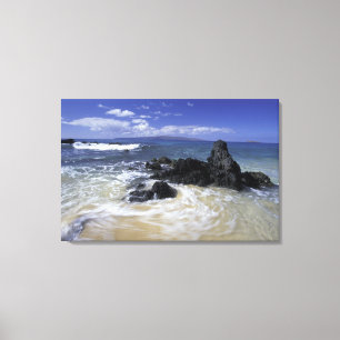 Toile États-Unis, Hawaï, Maui, Maui, Makena Beach, Surf 
