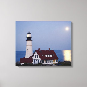 Toile États-Unis, Maine, Portland, Cape Elizabeth, Phare