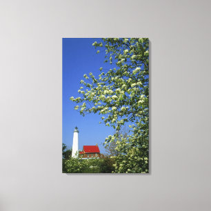 Toile États-Unis, Michigan, East Tawas. Phare de Tawas a