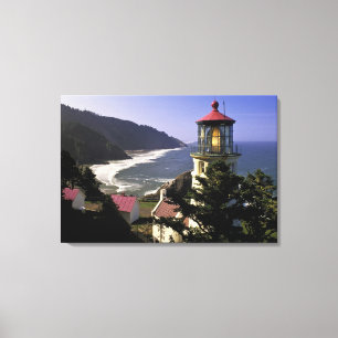 Toile États-Unis, Oregon, Florence. Phare de Heceta Head
