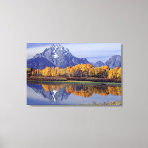 Toile États-Unis, Wyoming, Grand Teton National Park. Mt