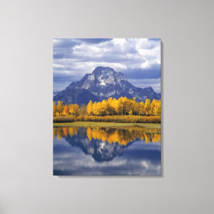 Toile États-Unis, Wyoming, Grand Teton NP. Contre les