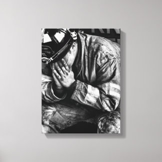 Toile étirée Courage