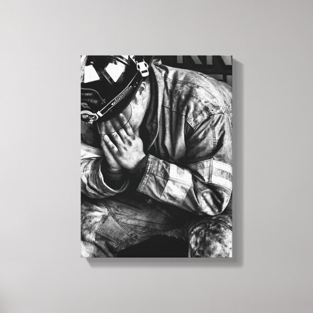 Toile étirée Courage (Recto)