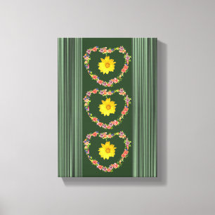 Toile étirée Imprimer Fête des Mères Floral