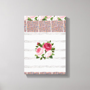 Toile étirée Imprimer Fête des Mères Floral