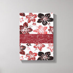 Toile étirée Imprimer Fête des Mères Floral