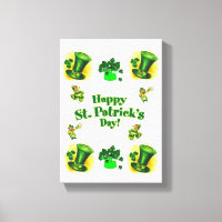 Toile étirée Imprimer Saint Patrick's Day