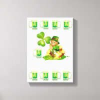 Toile étirée Imprimer Saint Patrick's Day