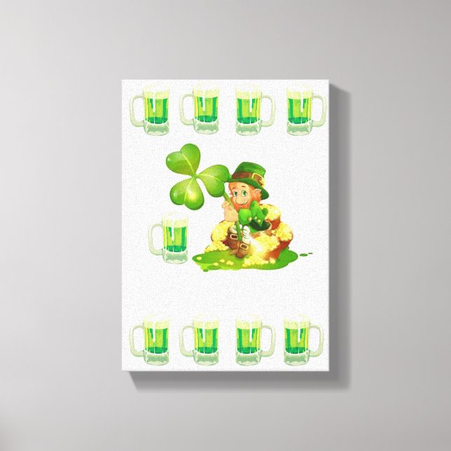 Toile étirée Imprimer Saint Patrick's Day (Recto)
