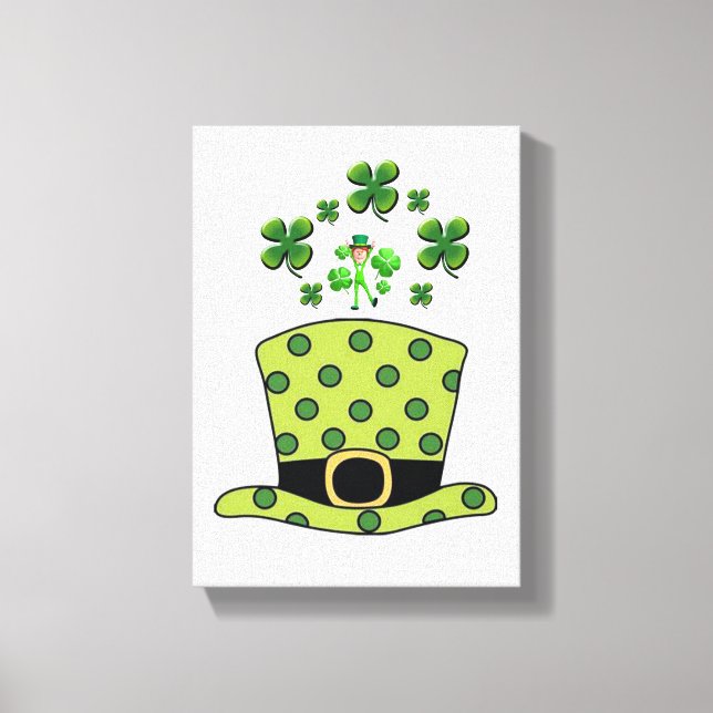 Toile étirée Imprimer Saint Patrick's Day (Recto)