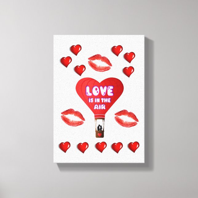 toile étirée Imprimer Saint-Valentin (Recto)