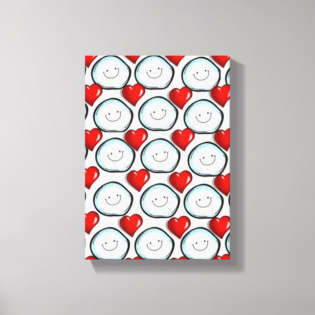 toile étirée Imprimer Saint-Valentin (Recto)