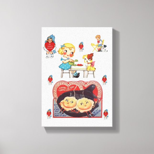 toile étirée Imprimer Saint-Valentin (Recto)