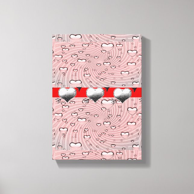 toile étirée Imprimer Saint-Valentin (Recto)