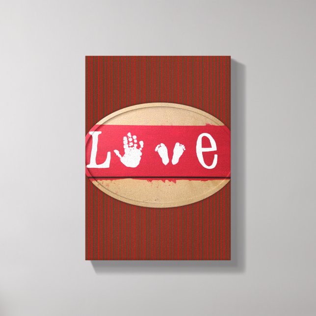 Toile étirée Imprimer Saint Valentin Amour (Recto)