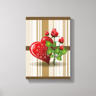 Toile étirée Imprimer toile de fête des mères
