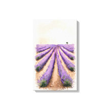 Toile étirée - Peinture de terrain lavande
