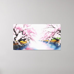 Toile étirée PrintCerry Blossom Serenity