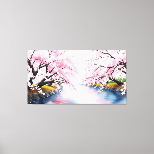 Toile étirée PrintCerry Blossom Serenity (Recto)