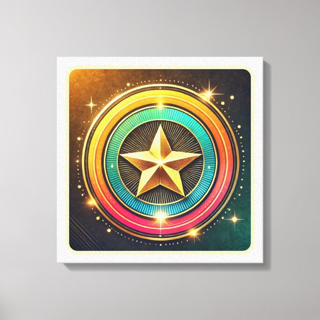 Toile Étoile céleste (Recto)