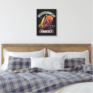 Toile Etoile Filante Espace