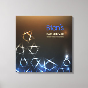 Toile ÉTOILES ET LUMIÈRES Bat Bar Mitzvah Connexion