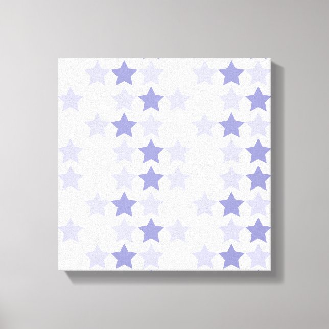 Toile Étoiles Patriotique Blue Ombre (Recto)