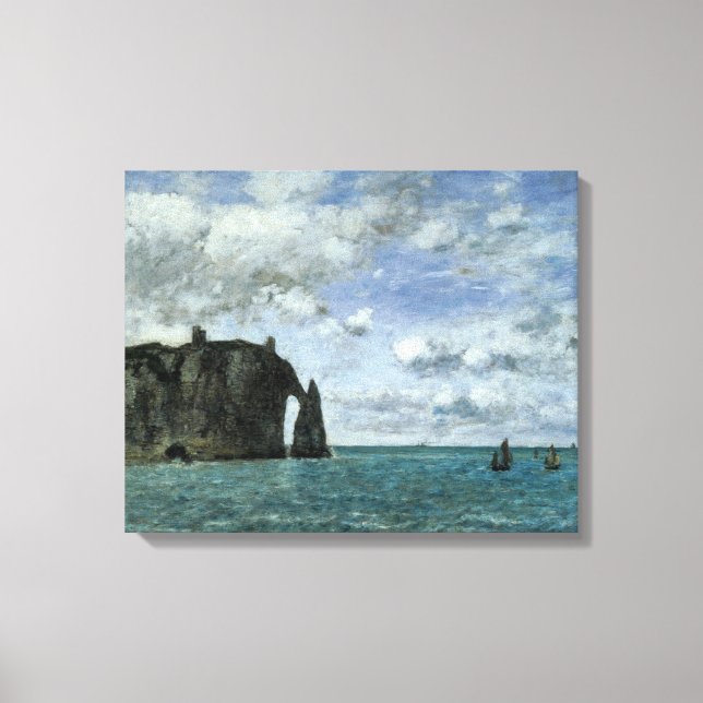 Toile Etretat, Porte d'Aval (Recto)
