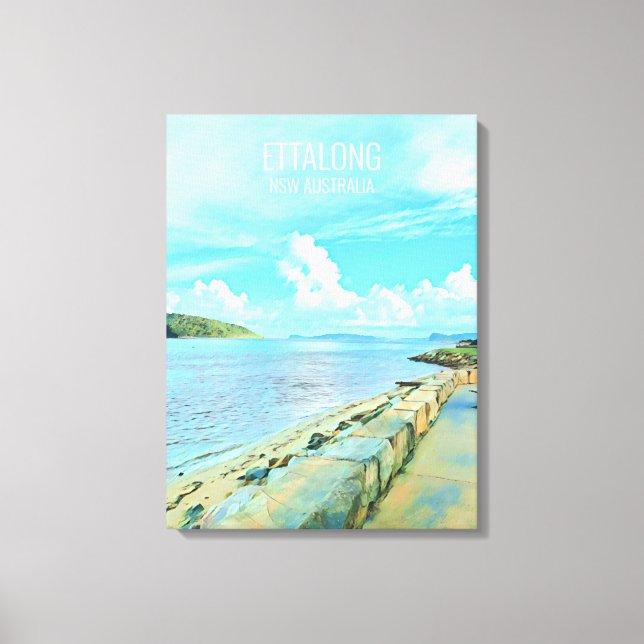 Toile Ettalong Central Coast NSW Australie (Recto)