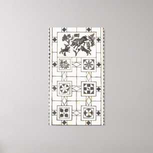 Toile Étude d'après un sol pompéien