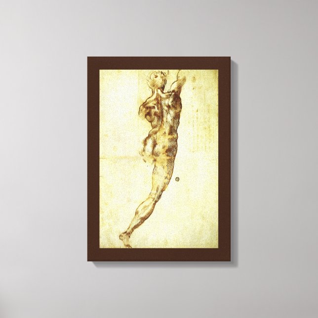 Toile Étude de Michel-Ange pour la Bataille de Cascina (Recto)