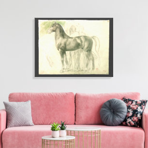 Toile Étude d'un cheval par Edgar Degas, Beaux-arts vint