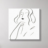 Étude simple - Esquisse d'une femme