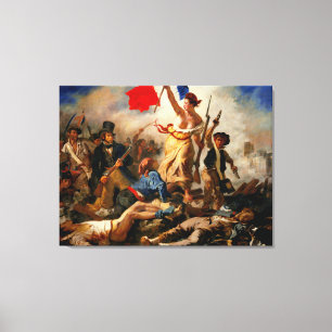 Toile EUGENE DELACROIX Liberty Leading the People 1830 -