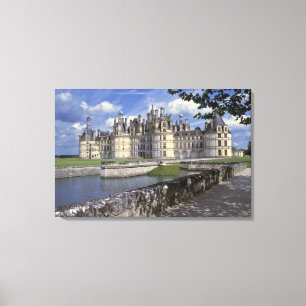 Toile Europe, France, Chambord. Château imposant