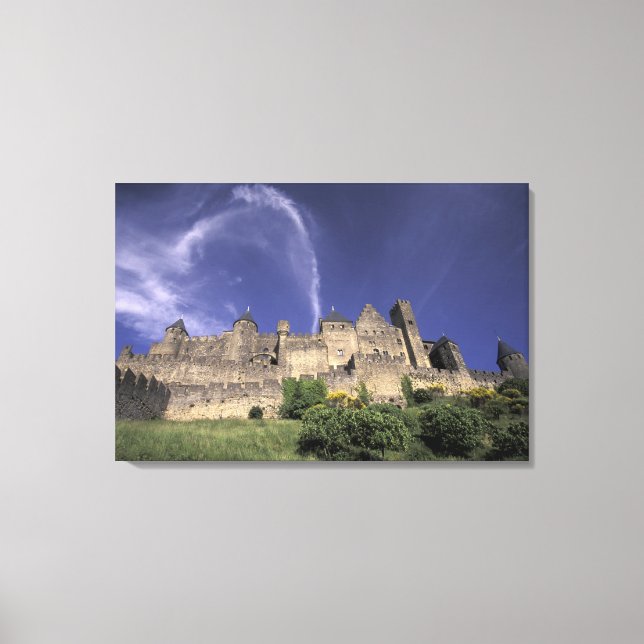 Toile Europe, France, Languedoc, Aude, Carcassonne, (Recto)